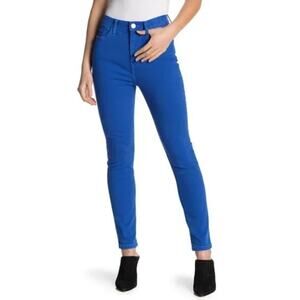CURRENT ELLIOTT nautical blue bright ultra high waist skinny slim jeans pants